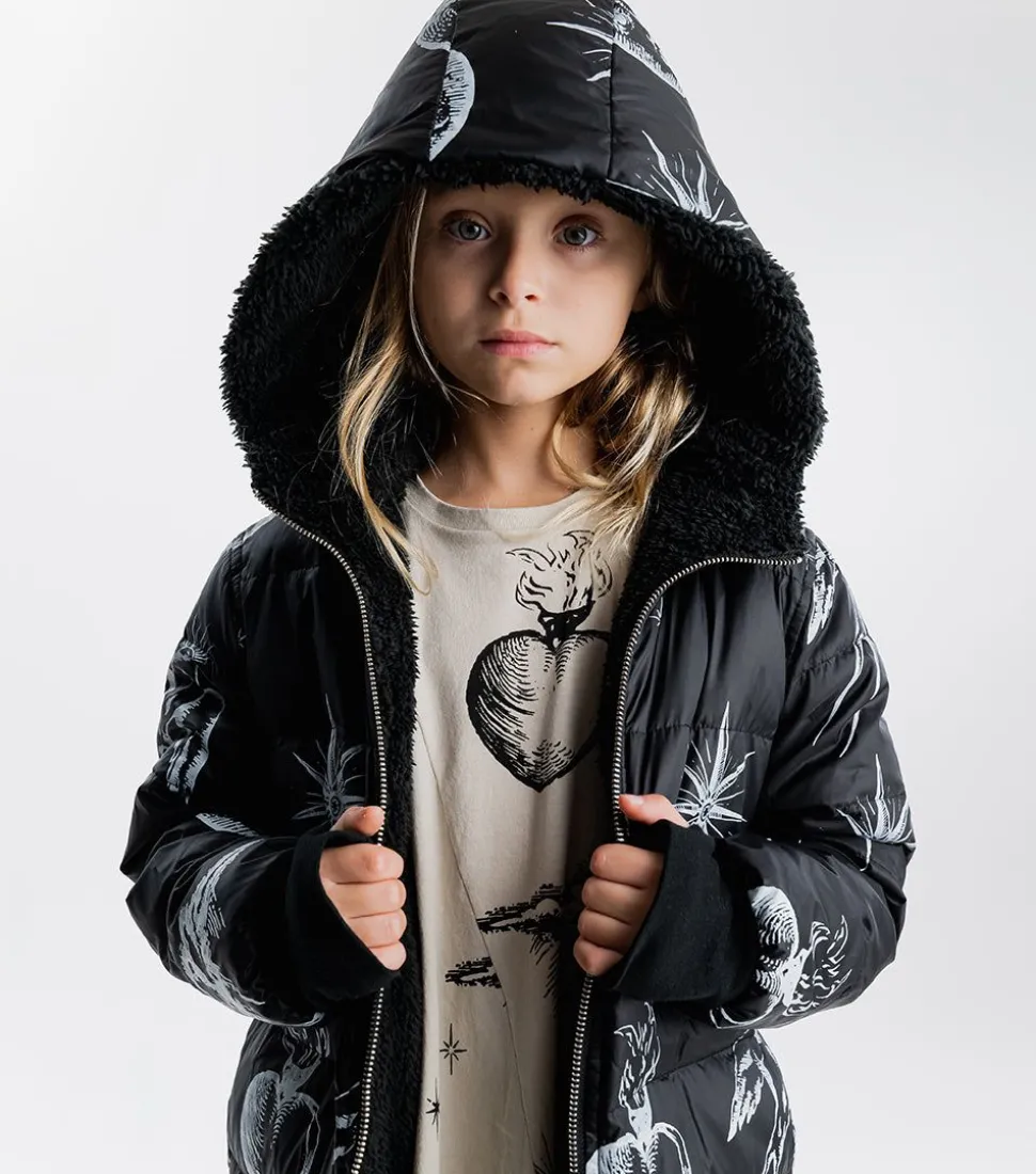 NUNUNU All Inked Reversible Down Coat Shop