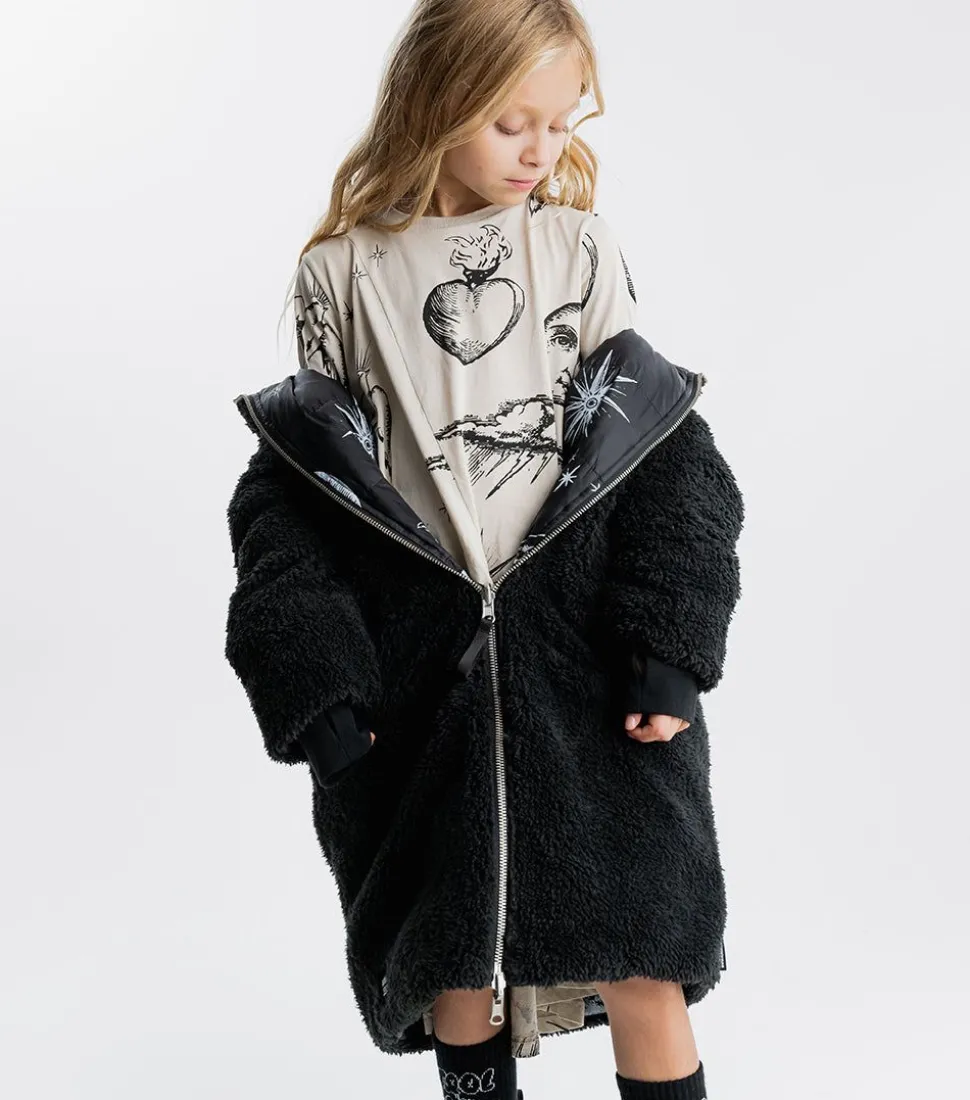 NUNUNU All Inked Reversible Down Coat Shop
