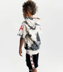 NUNUNU Atlas Short Sleeved Hoodie Fashion