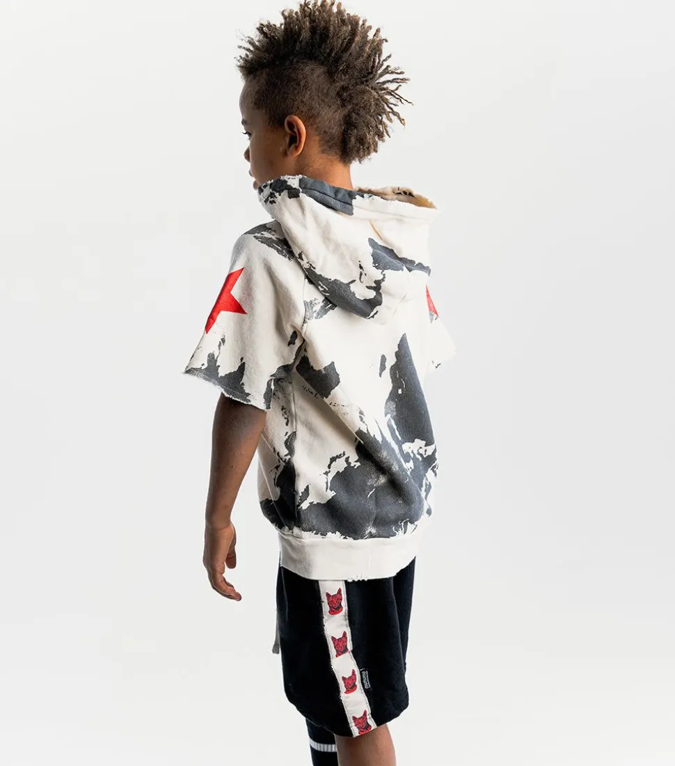 NUNUNU Atlas Short Sleeved Hoodie Fashion