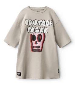 NUNUNU Bubbly Dizzy Skull Sweat Dress New