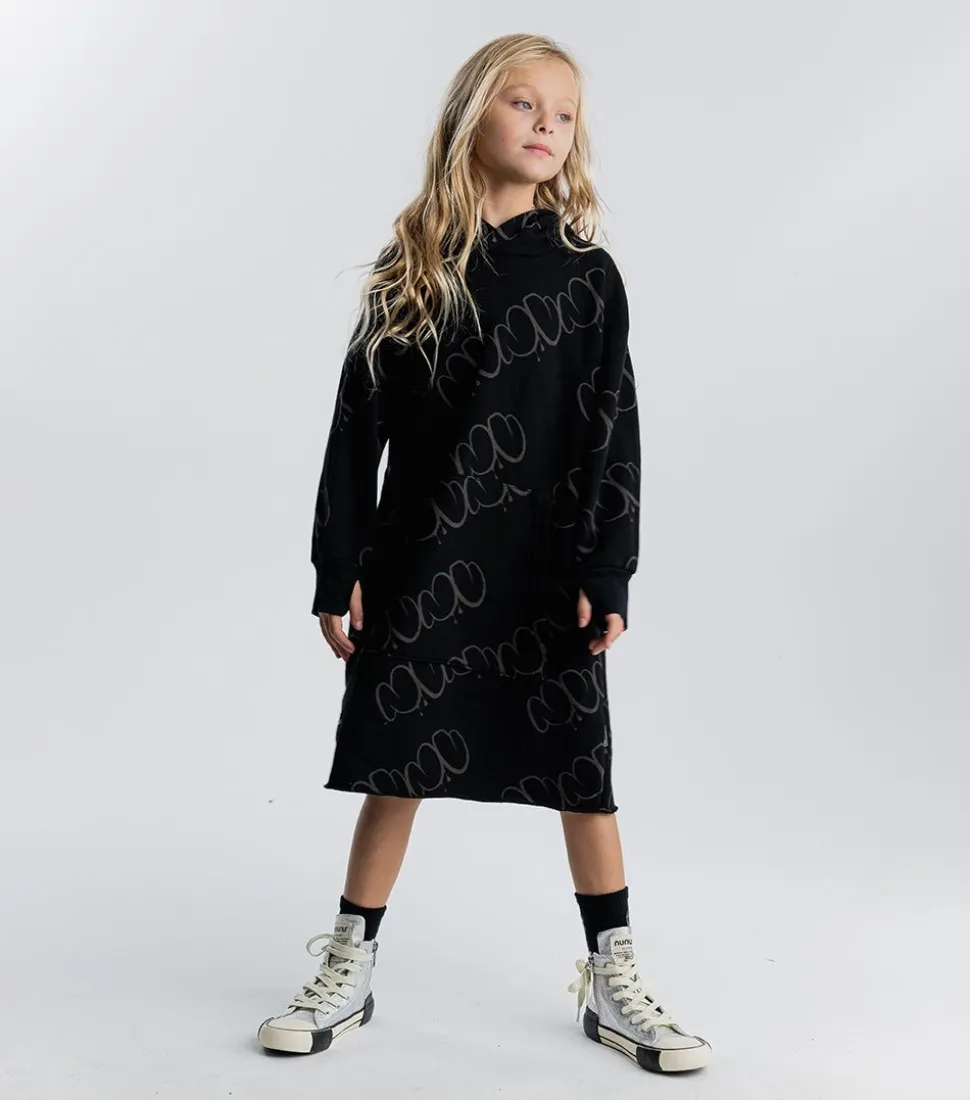 NUNUNU Bubbly Hooded A Dress Best Sale