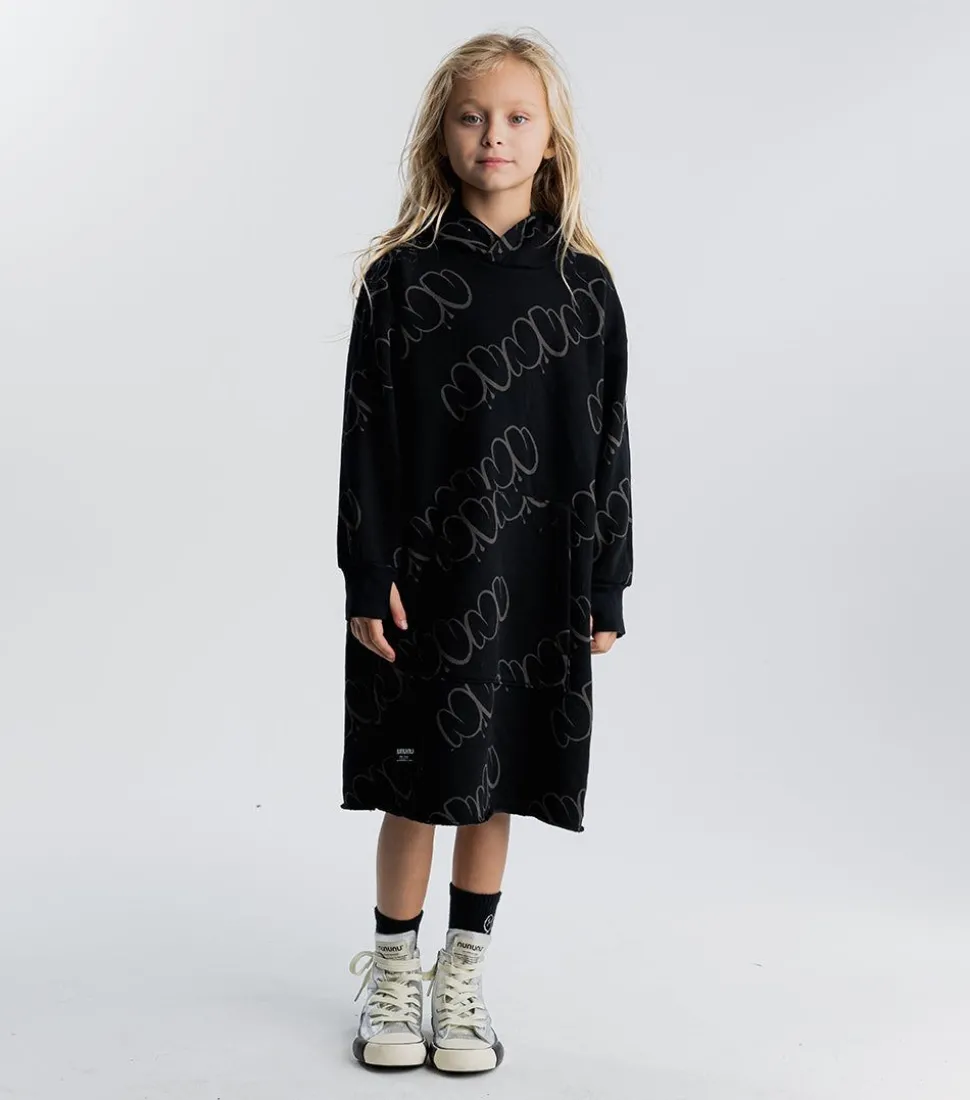 NUNUNU Bubbly Hooded A Dress Best Sale