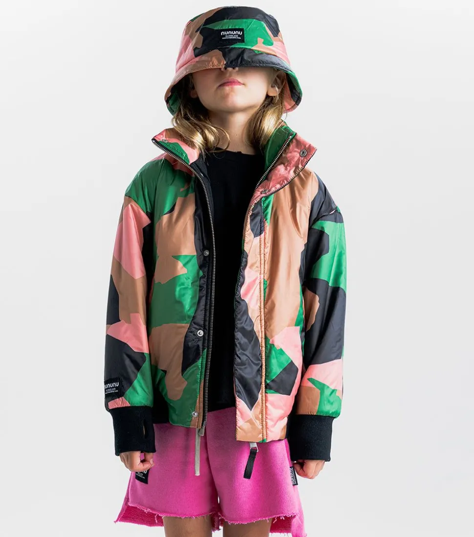 NUNUNU Camouflage Bomber Jacket Flash Sale