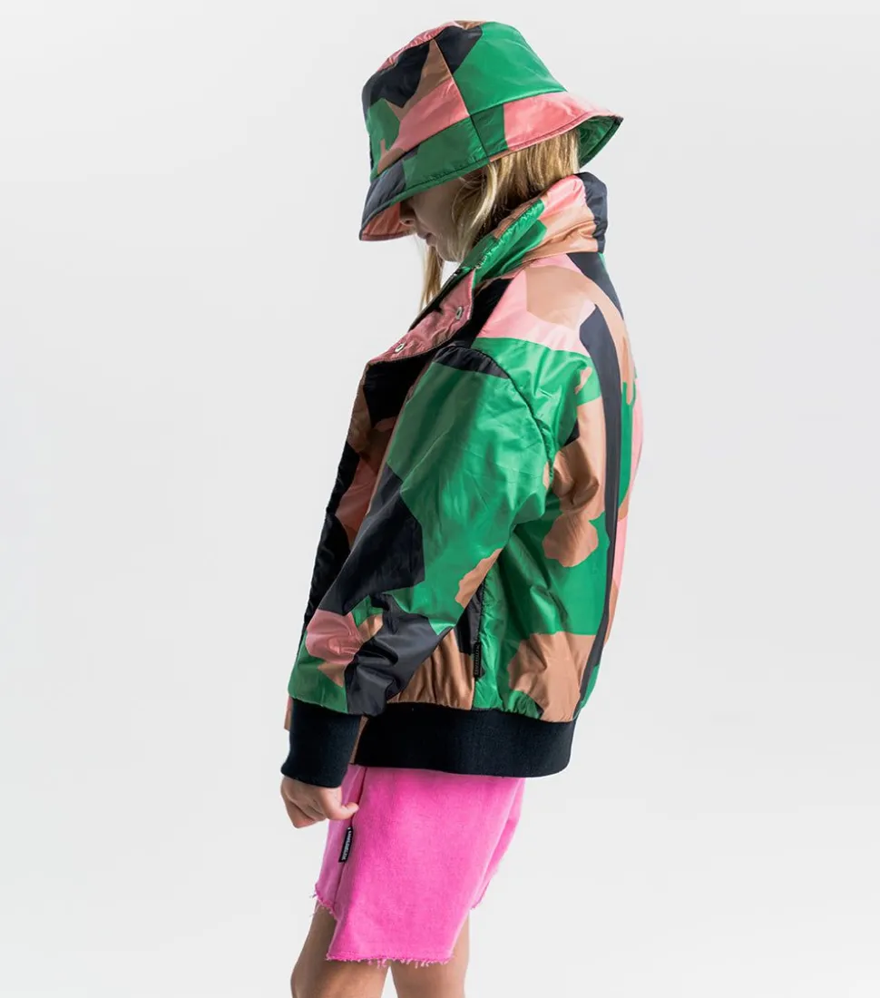 NUNUNU Camouflage Bomber Jacket Flash Sale