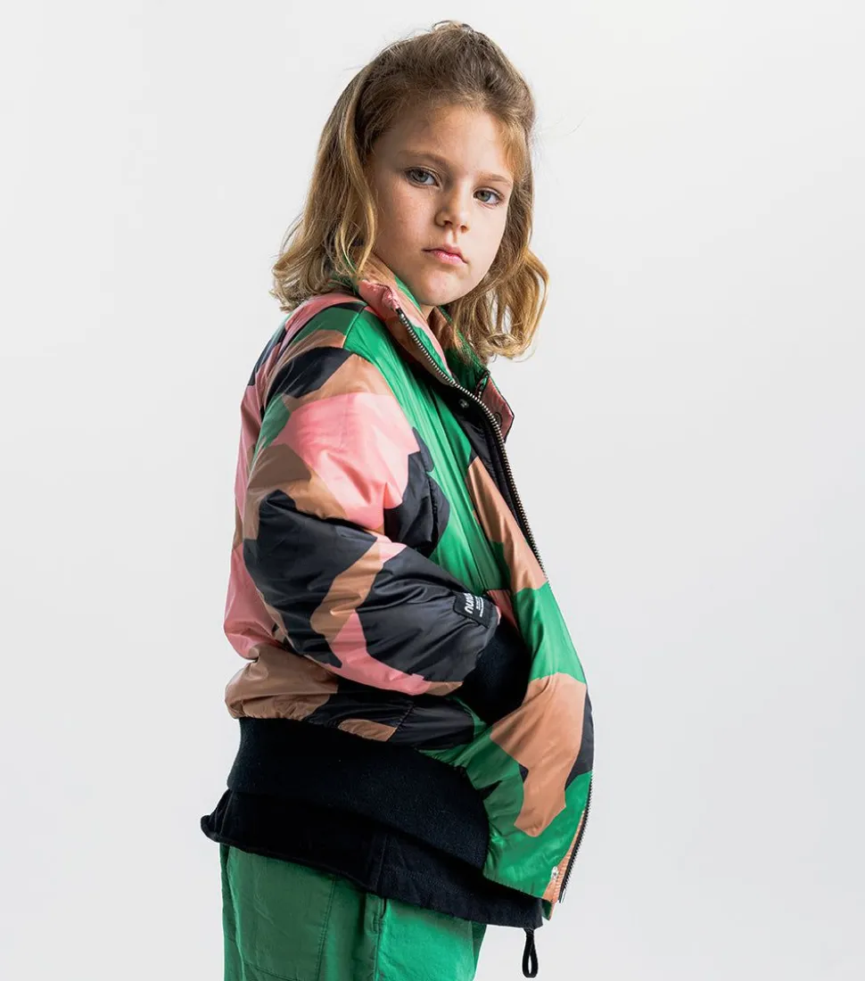 NUNUNU Camouflage Bomber Jacket Flash Sale