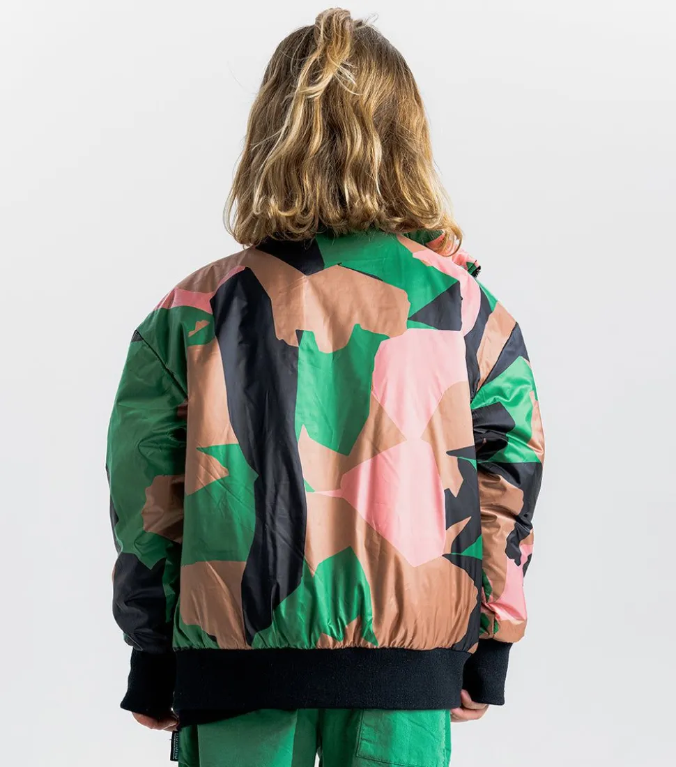 NUNUNU Camouflage Bomber Jacket Flash Sale