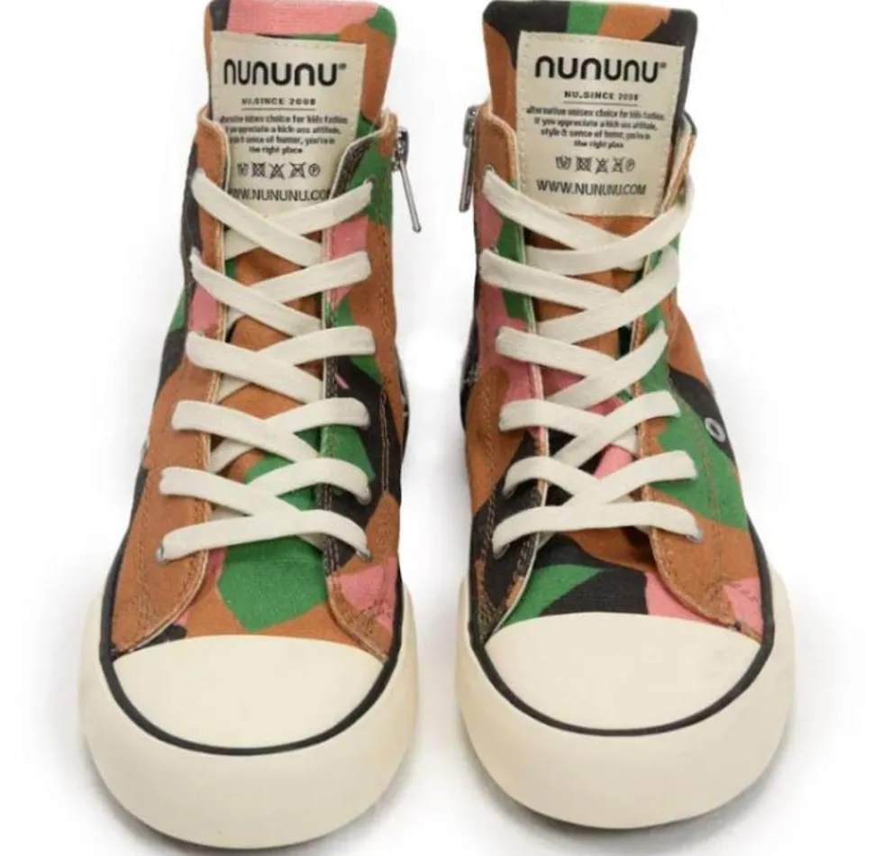 NUNUNU Camouflage High Tops Discount