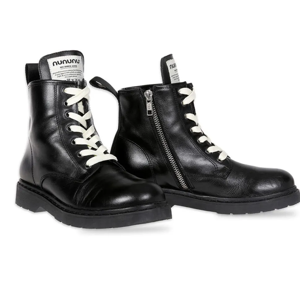 NUNUNU Combat Boots Flash Sale
