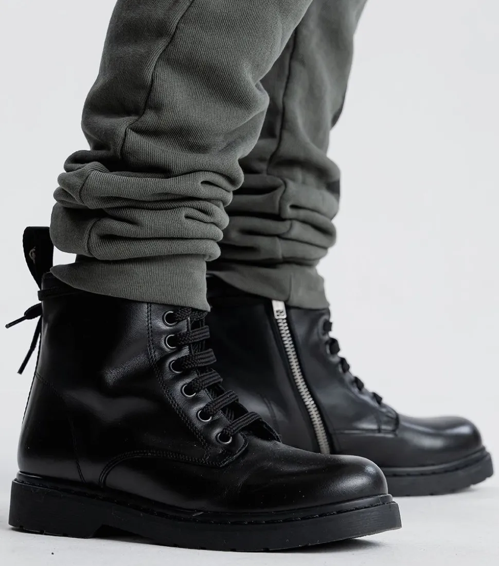 NUNUNU Combat Boots Flash Sale