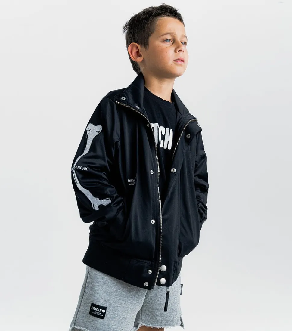 NUNUNU Control Freak Bomber Jacket New