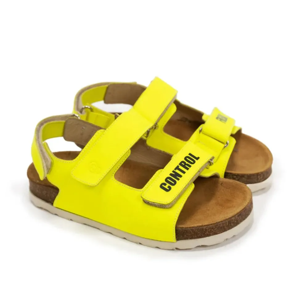 NUNUNU Control Freak Leather Sandals Clearance