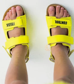 NUNUNU Control Freak Leather Sandals Clearance