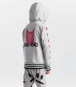 NUNUNU Cool Cat Light Zip Hoodie Outlet