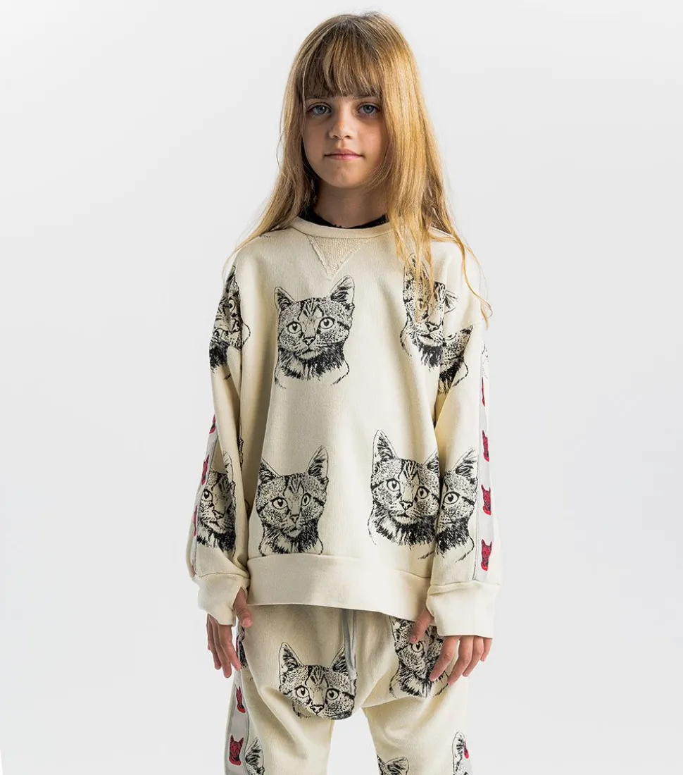 NUNUNU Cool Cat Sweatshirt Hot