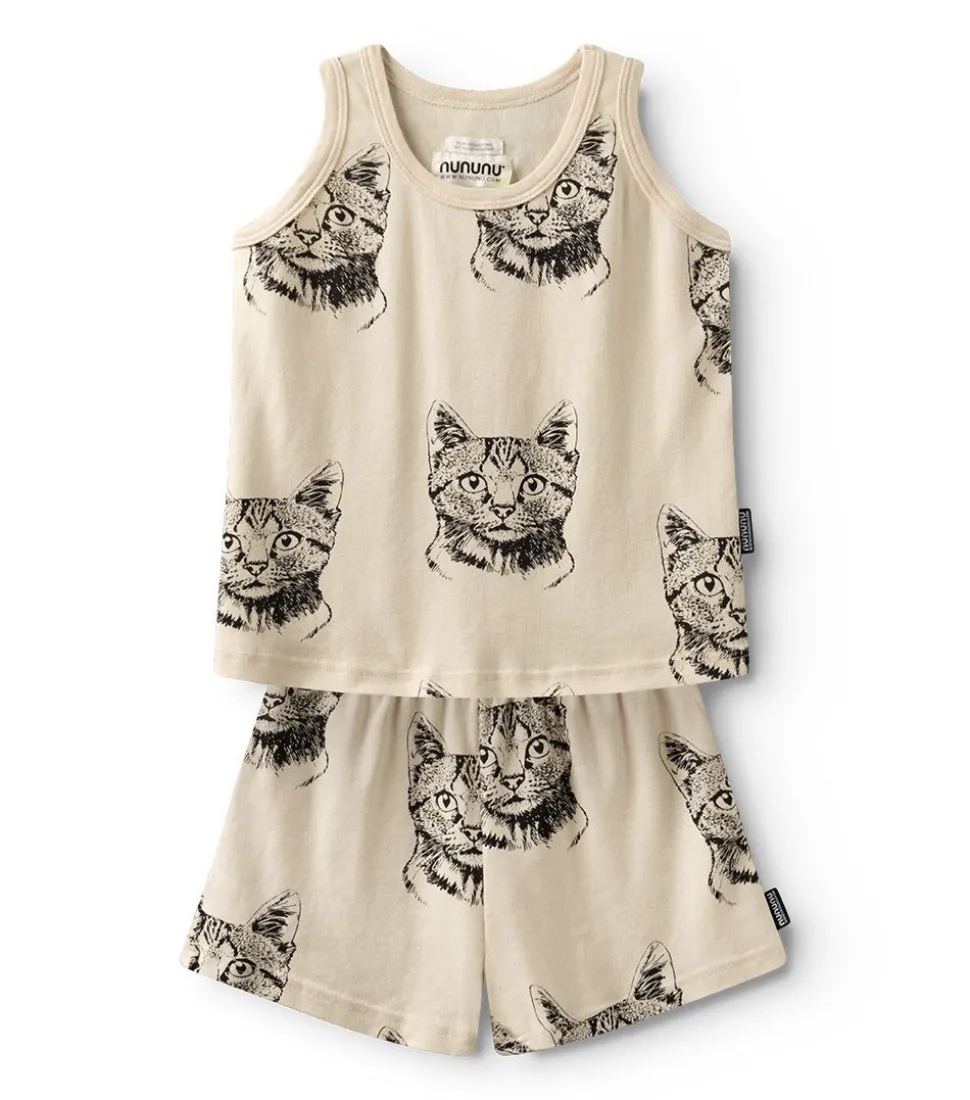 NUNUNU Cool Cat Tank Loungewear Discount