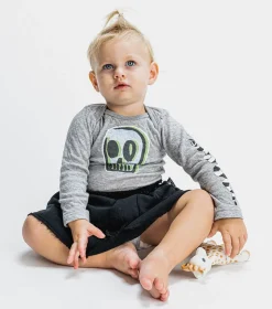 NUNUNU Dizzy Skull Onesie Skirt Best