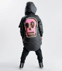 NUNUNU Dizzy Skull Parka Down Coat Clearance