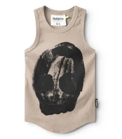 NUNUNU Faded Skull Tank Top Online