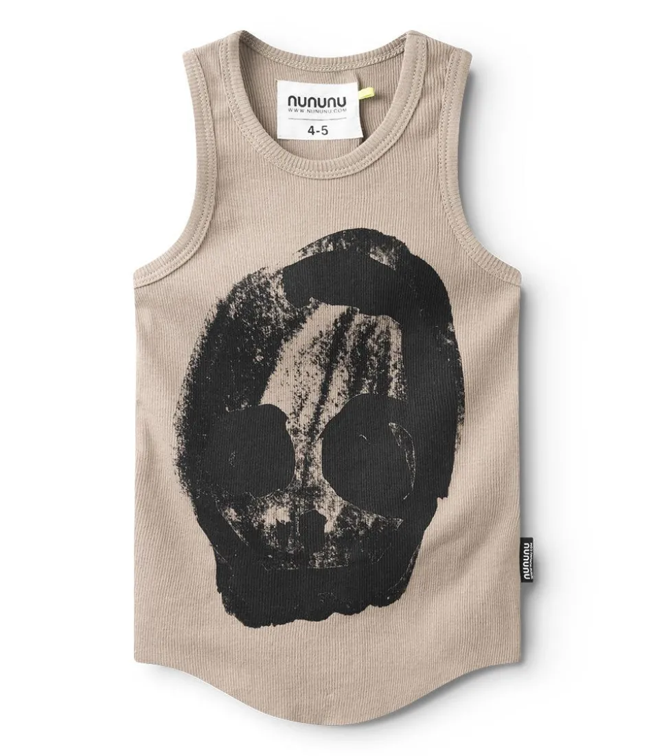 NUNUNU Faded Skull Tank Top Online