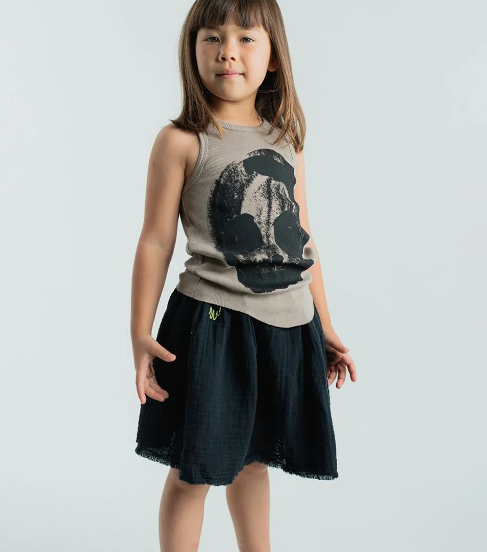 NUNUNU Faded Skull Tank Top Online