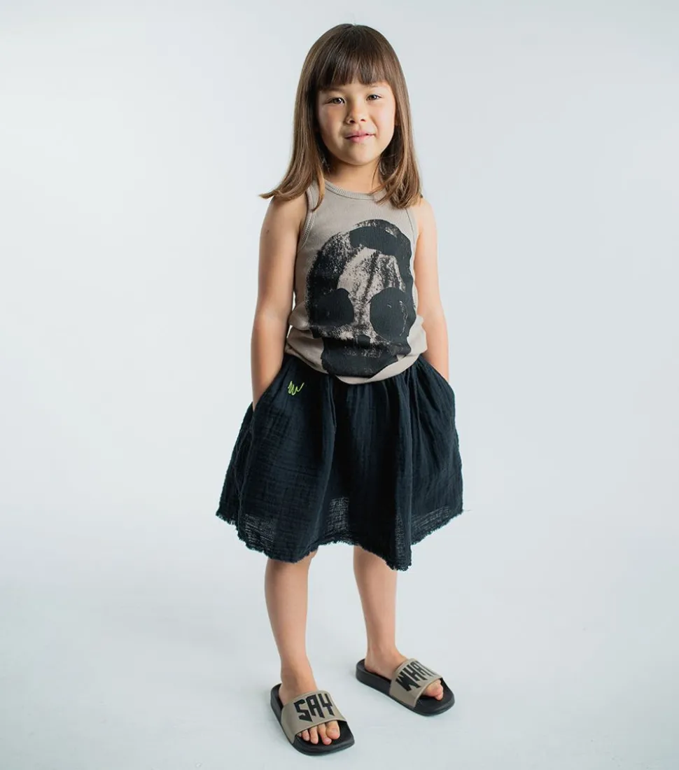 NUNUNU Faded Skull Tank Top Online