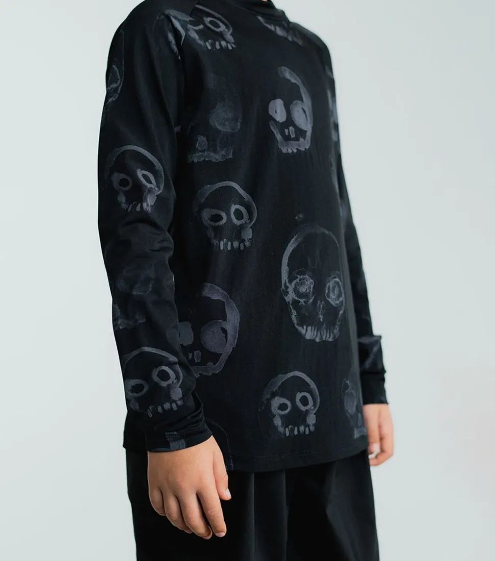 NUNUNU Faded Skulls Rashguard Online