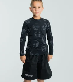 NUNUNU Faded Skulls Rashguard Online