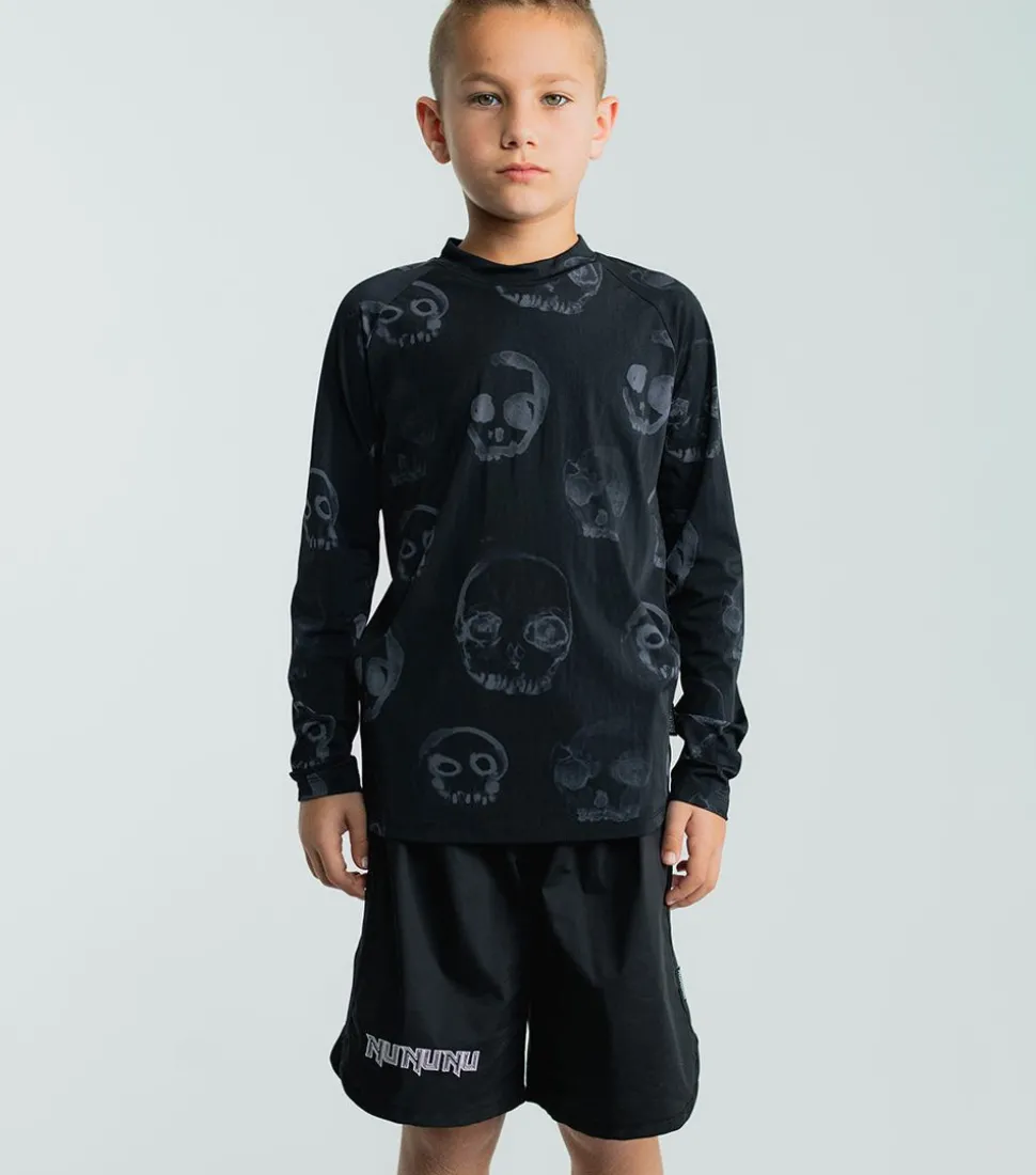 NUNUNU Faded Skulls Rashguard Online