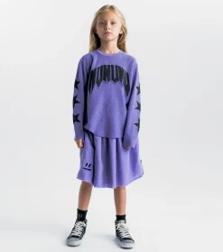 NUNUNU Feather Skirt Flash Sale