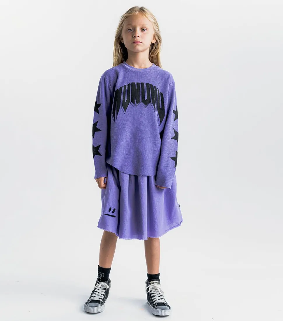 NUNUNU Feather Skirt Flash Sale