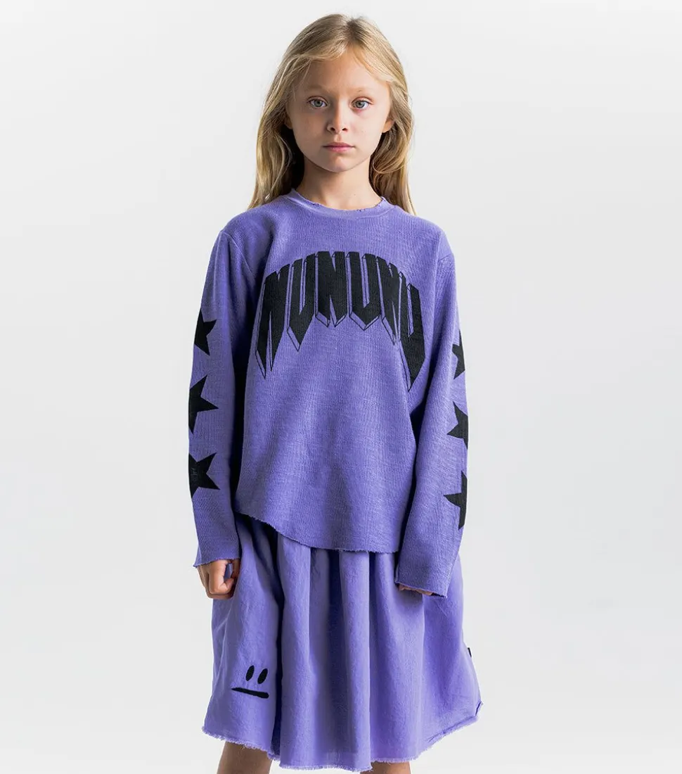 NUNUNU Feather Skirt Flash Sale
