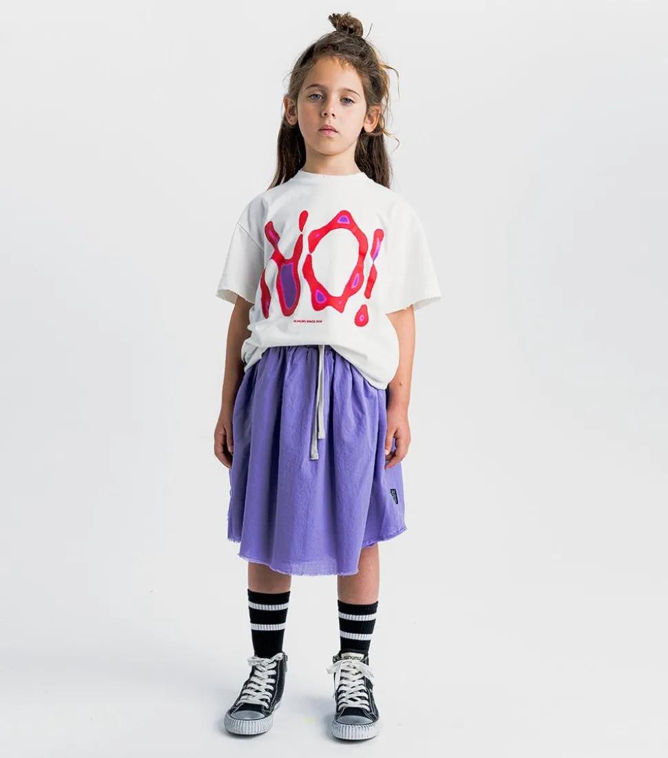 NUNUNU Feather Skirt Flash Sale