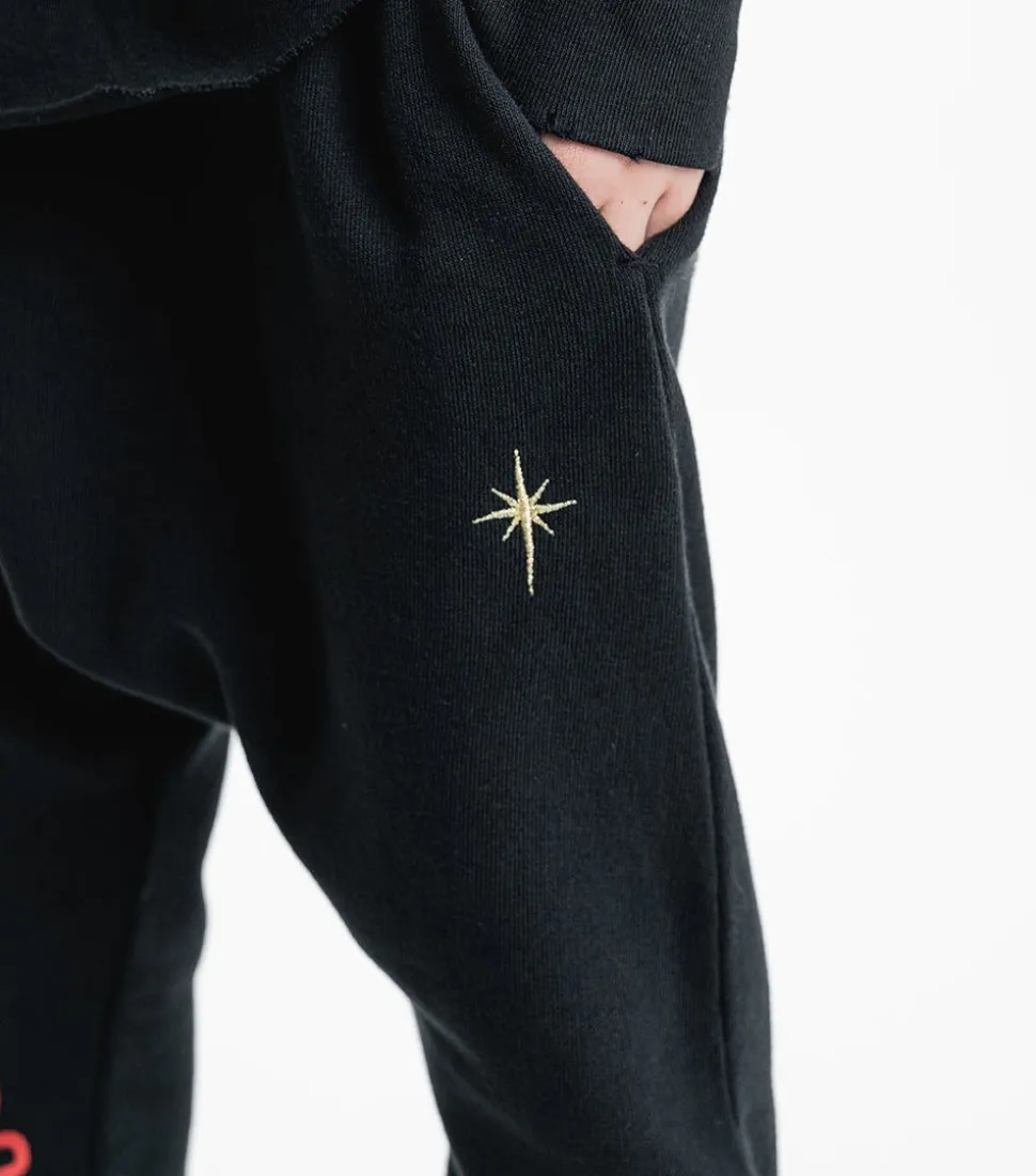 NUNUNU French Terry Dragon Baggy Pants Cheap