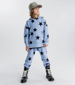 NUNUNU French Terry Star Baggy Pants New
