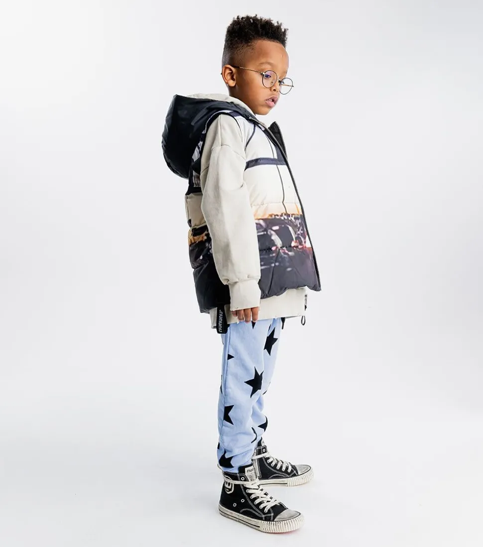 NUNUNU French Terry Star Baggy Pants New