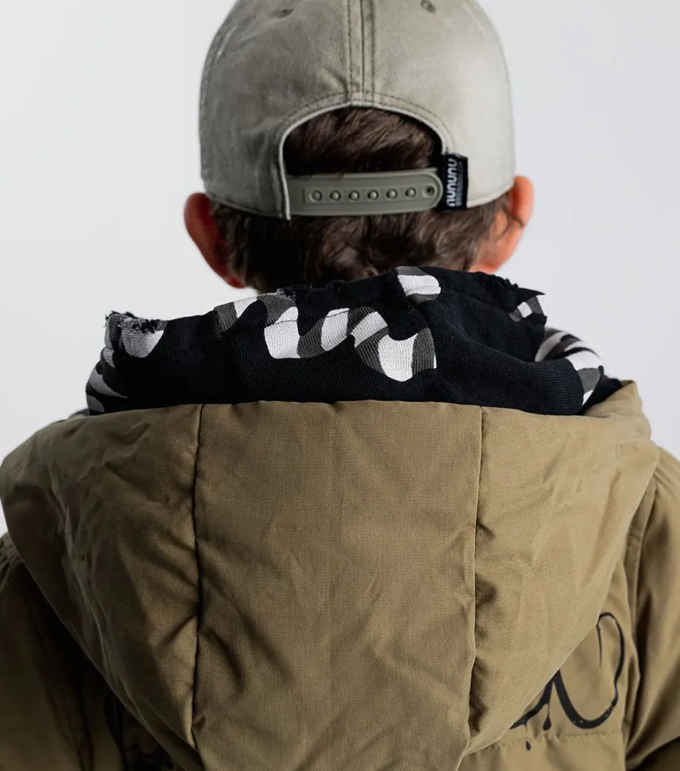 NUNUNU Hooded Trench Coat Shop