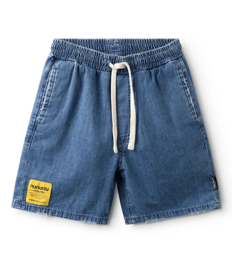 NUNUNU Light Denim Shorts New