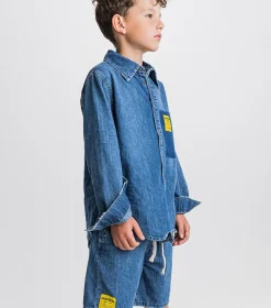 NUNUNU Light Denim Shorts New