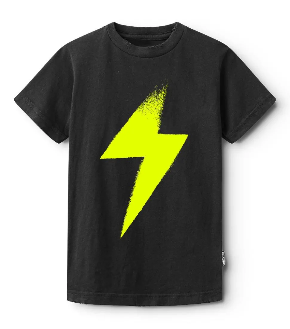 NUNUNU Lightning Bolt T-Shirt Cheap
