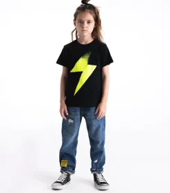 NUNUNU Lightning Bolt T-Shirt Cheap
