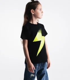 NUNUNU Lightning Bolt T-Shirt Cheap