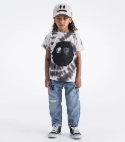 NUNUNU Melting Mask Tie Dye T-Shirt Shop