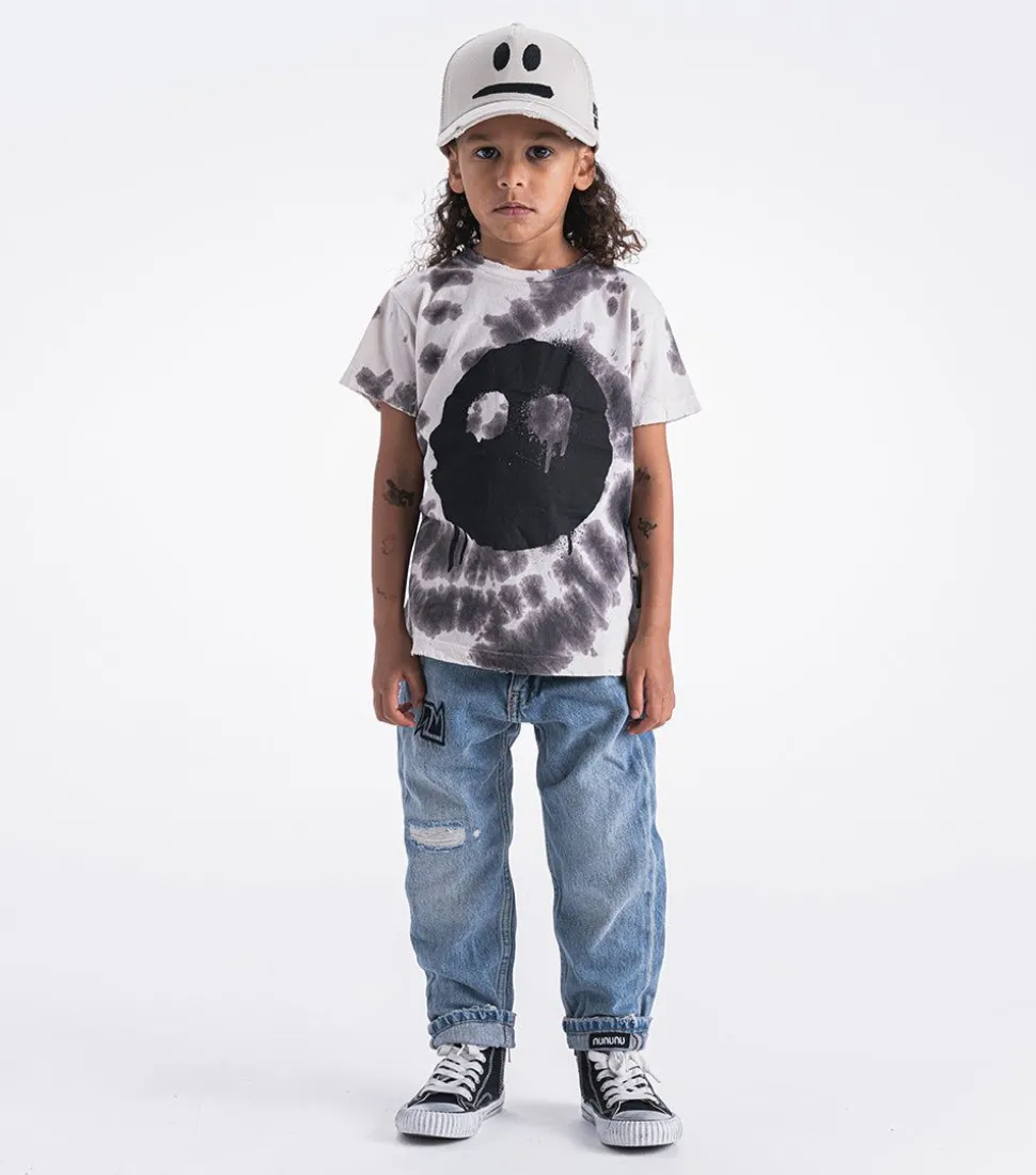 NUNUNU Melting Mask Tie Dye T-Shirt Shop