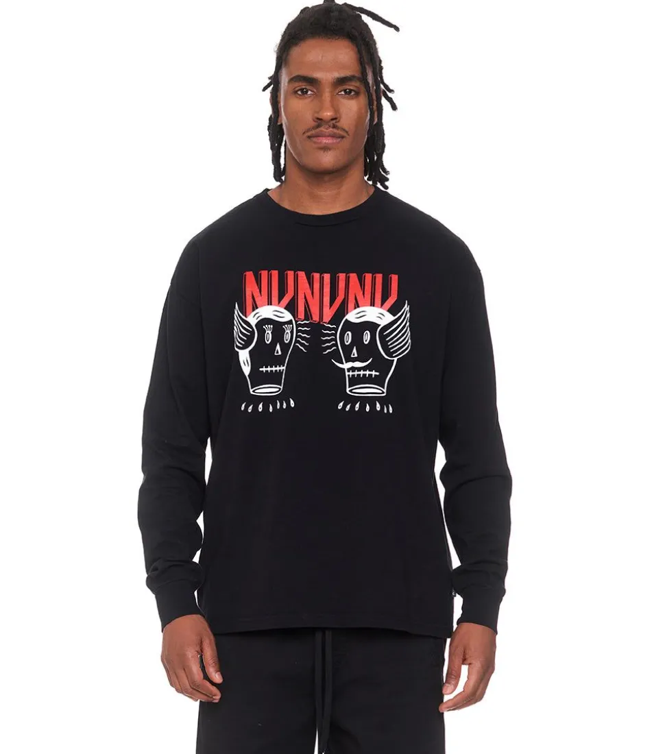 NUNUNU Men'S Id Long Sleeve Shirt Shop