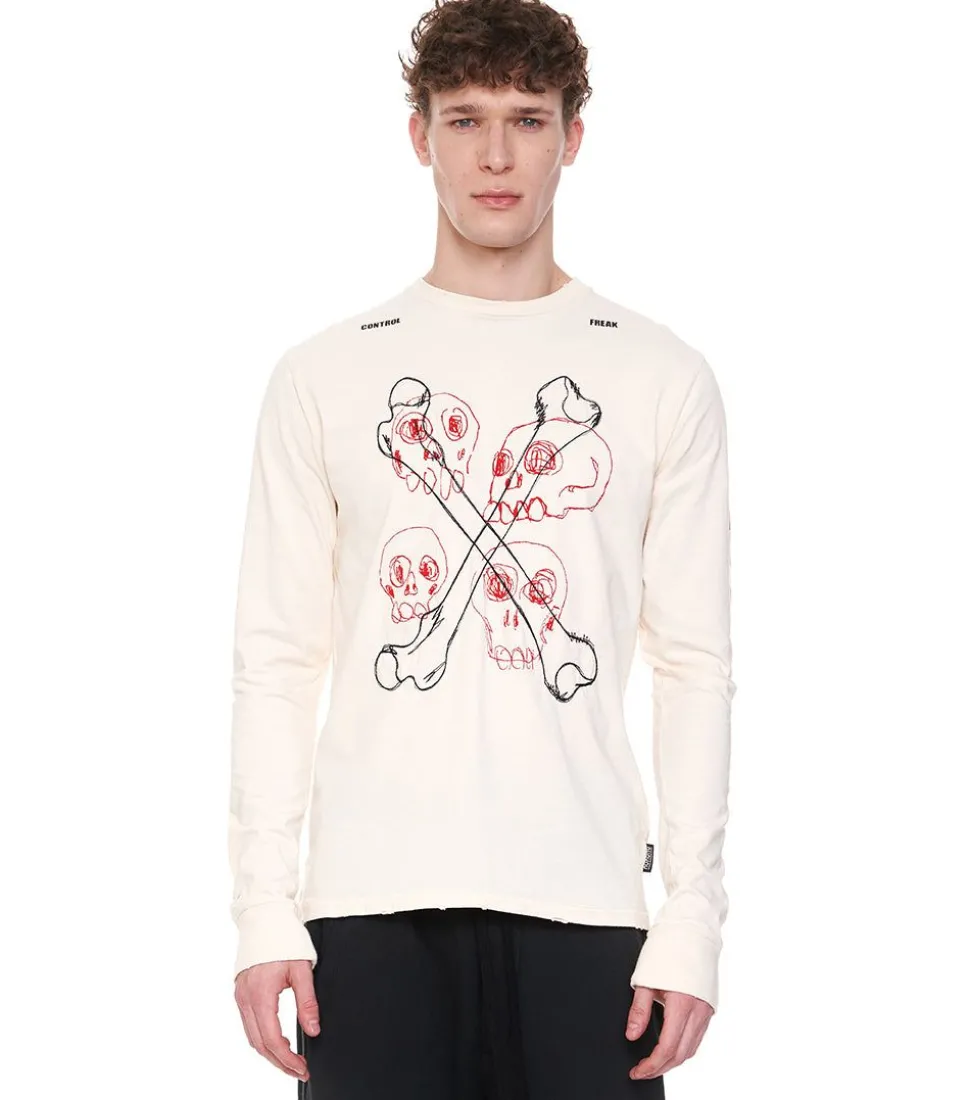 NUNUNU Men'S Multi Skull Shirt Sale