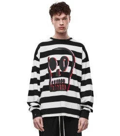NUNUNU Men'S Skull Shirt New