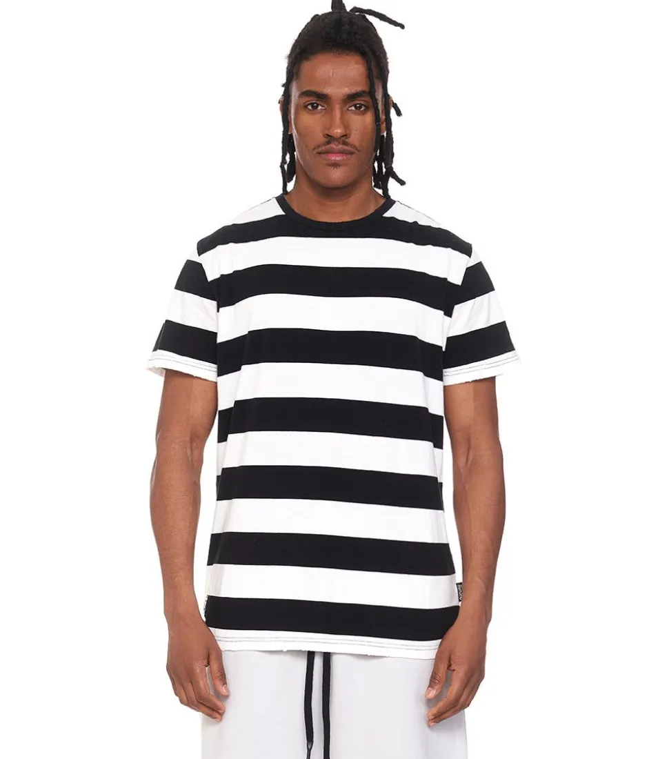 NUNUNU Men'S Striped T-Shirt Flash Sale