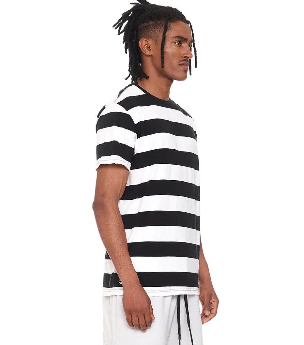 NUNUNU Men'S Striped T-Shirt Flash Sale