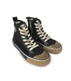 NUNUNU Mix Leather High Tops Cheap